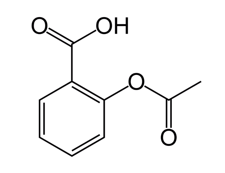 example of chemical molecular structure drawing